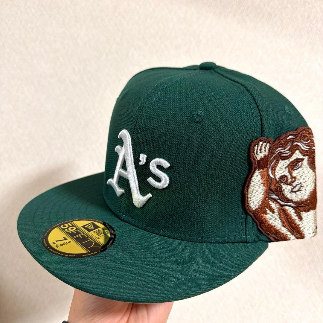 た*い様 【激レア】オークランド アスレチックス A's 天使刺繍 キャップ