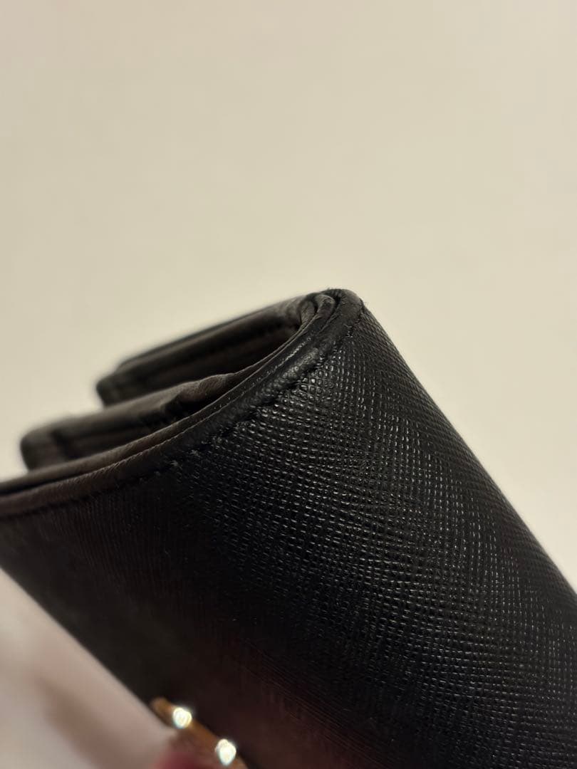 ヴィヴィアンウエストウッド 二つ折り財布 サフィアーノブラック