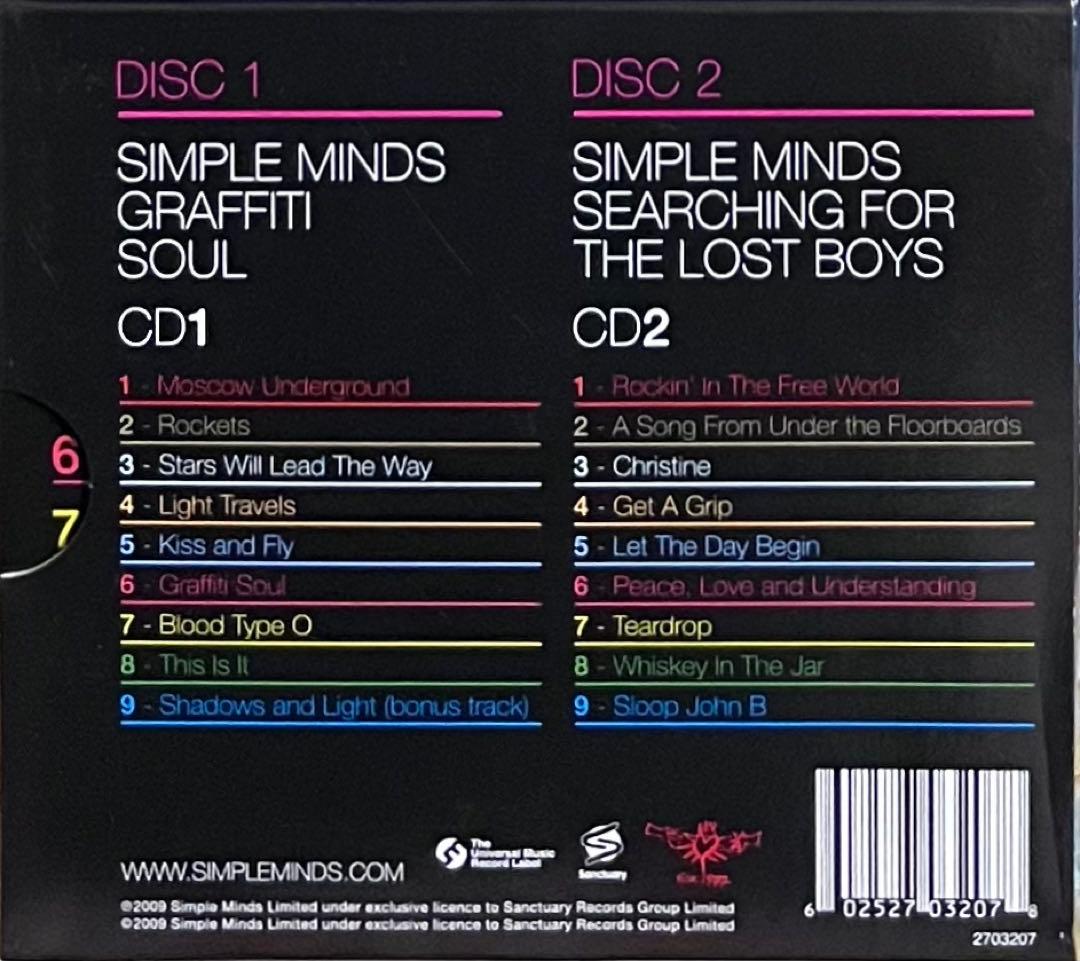 Simple Minds Graffiti Soul 2CD DX盤 カバー集