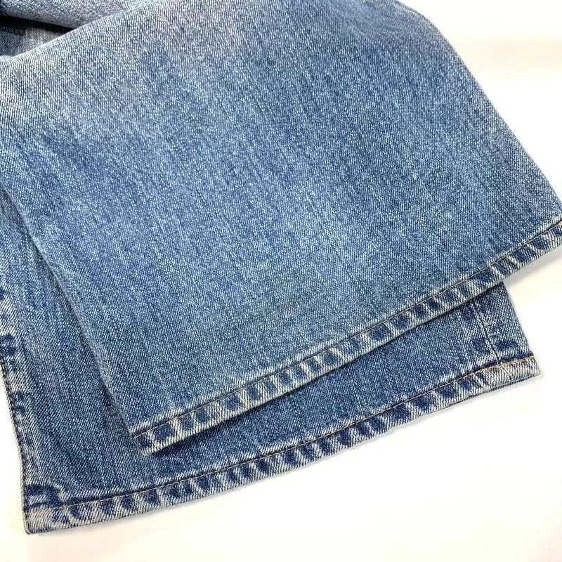 JOHNBULL ジョンブル used 加工 セルビッチ デニム ワイド パンツ
