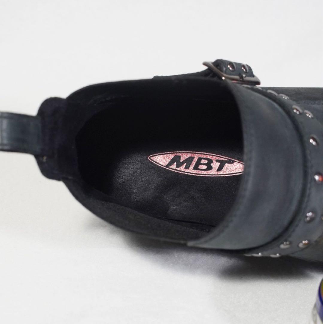 vibram《MBT》サイドゴアシューズ(40)黒 厚底 本革 エクササイズ