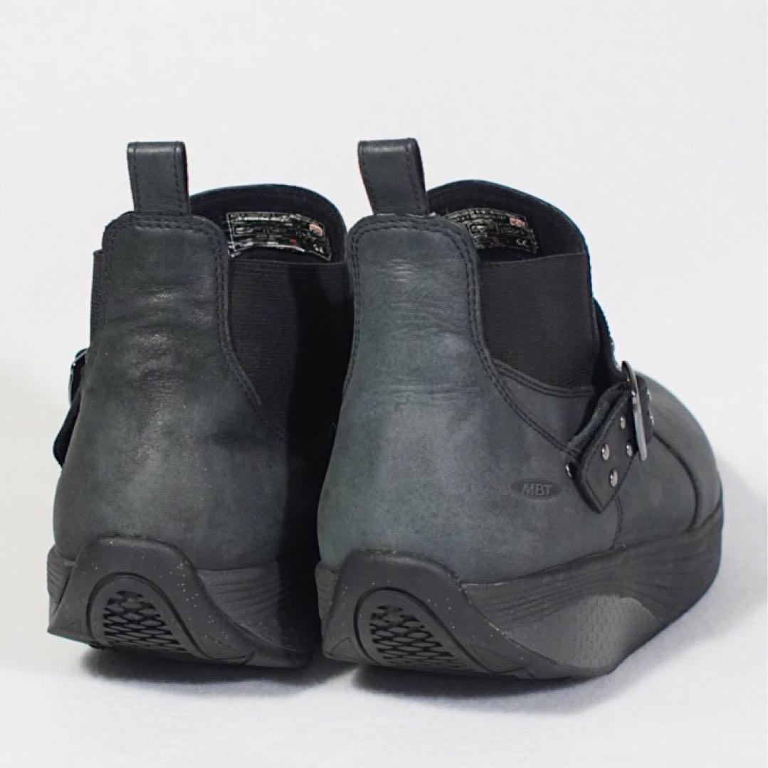 vibram《MBT》サイドゴアシューズ(40)黒 厚底 本革 エクササイズ