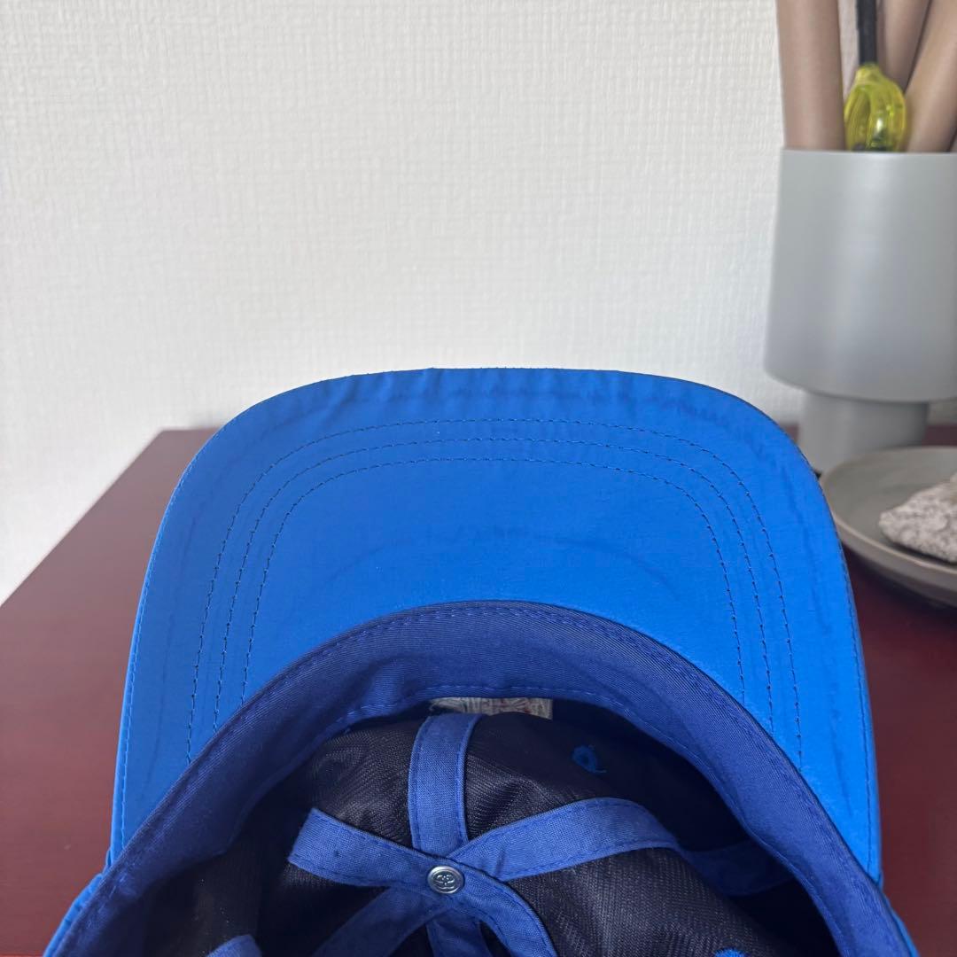 帽子 stussy blue nylon cap front logo BS39