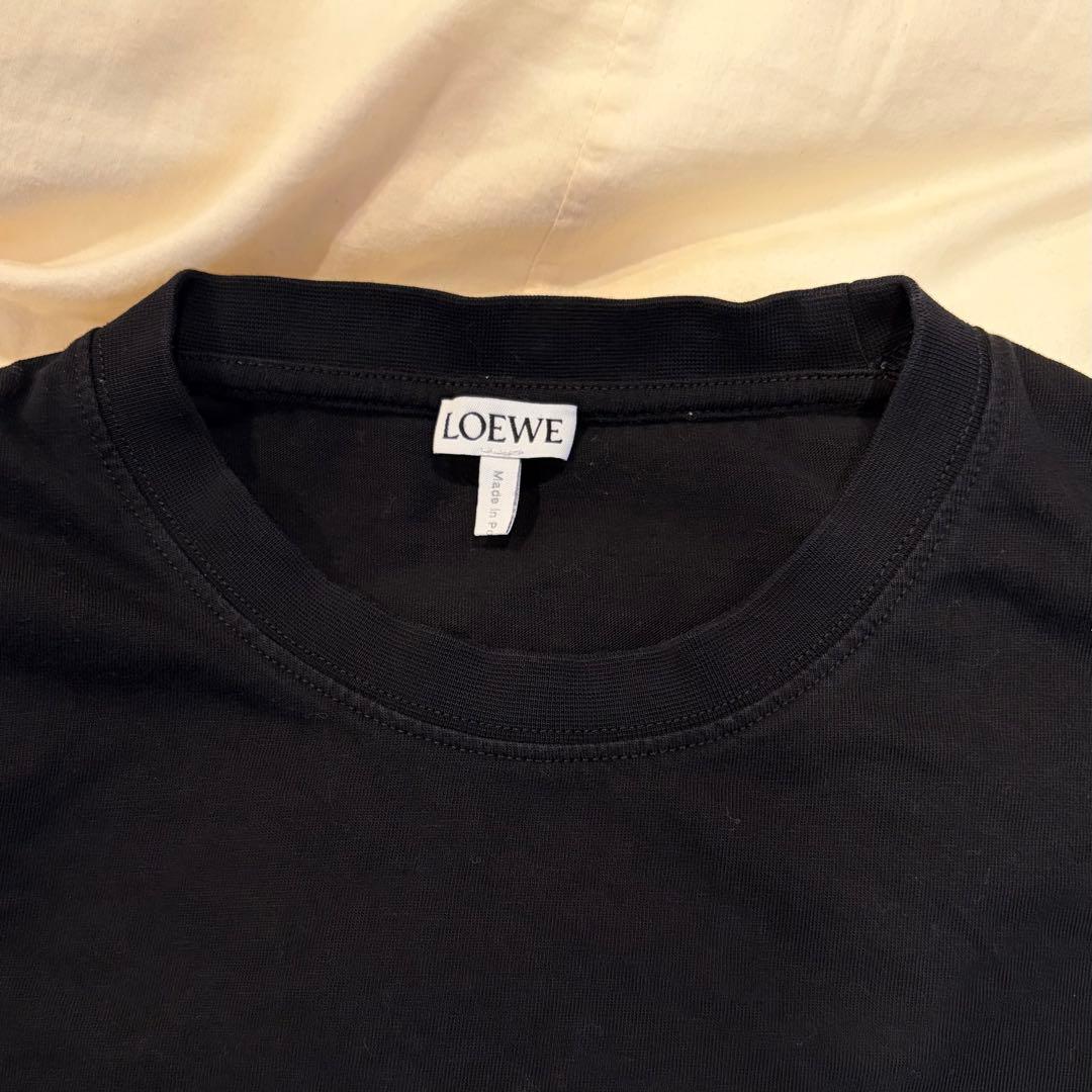 LOEWE ロエベ アナグラム Tシャツ ブラック　Sサイズ