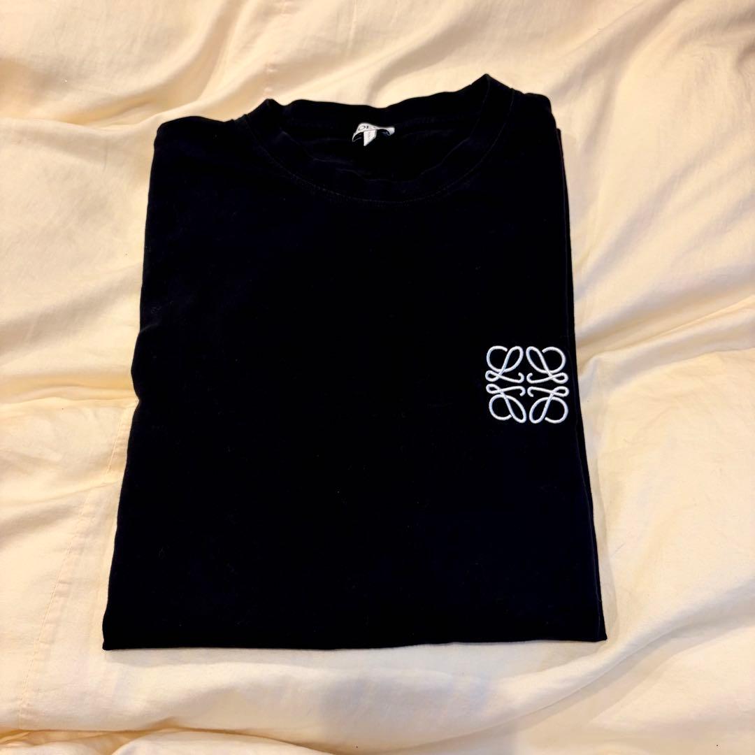 LOEWE ロエベ アナグラム Tシャツ ブラック　Sサイズ