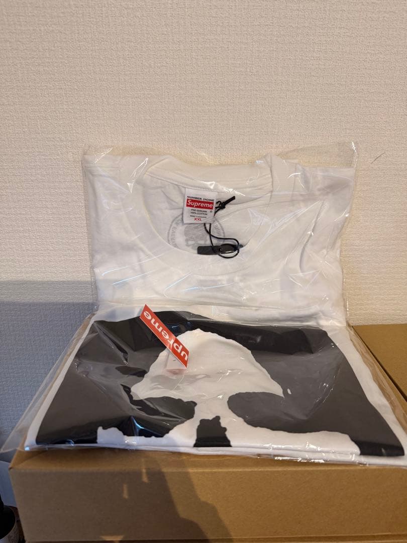 トップス Supreme x Number (N)ine Manson Tee White