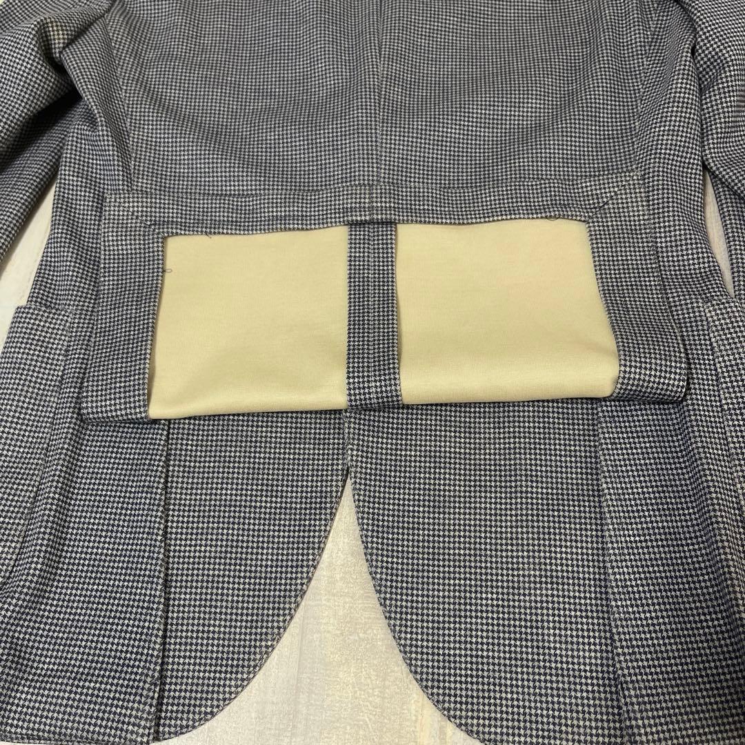 【定価約11万 千鳥格子】LARDINI ストレッチ テーラード ジャケット