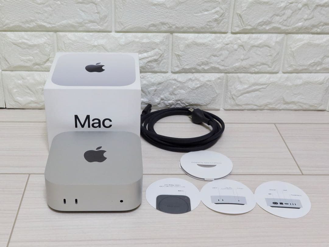 M4 Macmini メモリ16GB SSD256GB MU9D3J/A
