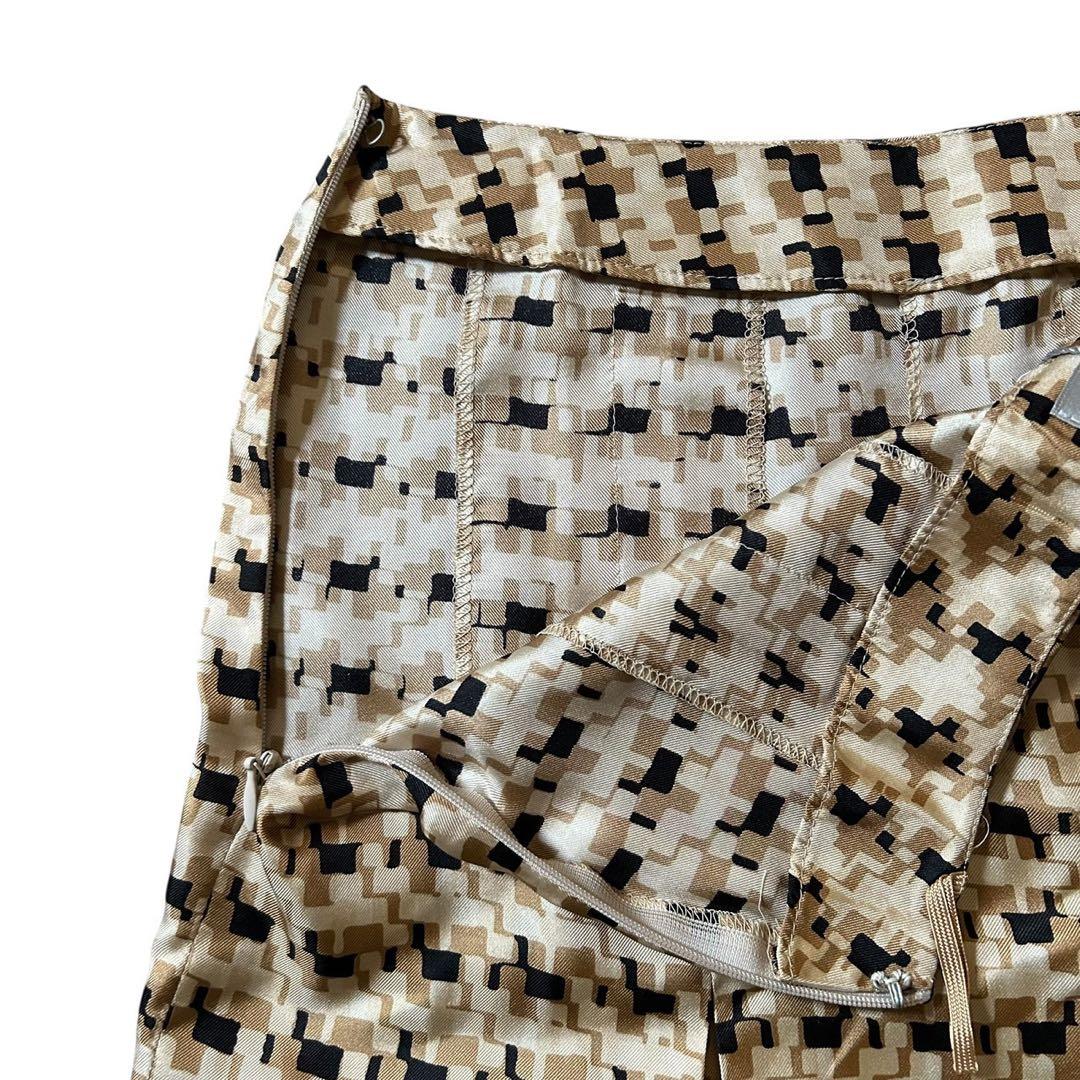 【新品タグ付き】MaxMara プリーツフレアスカート 42 シルク100%