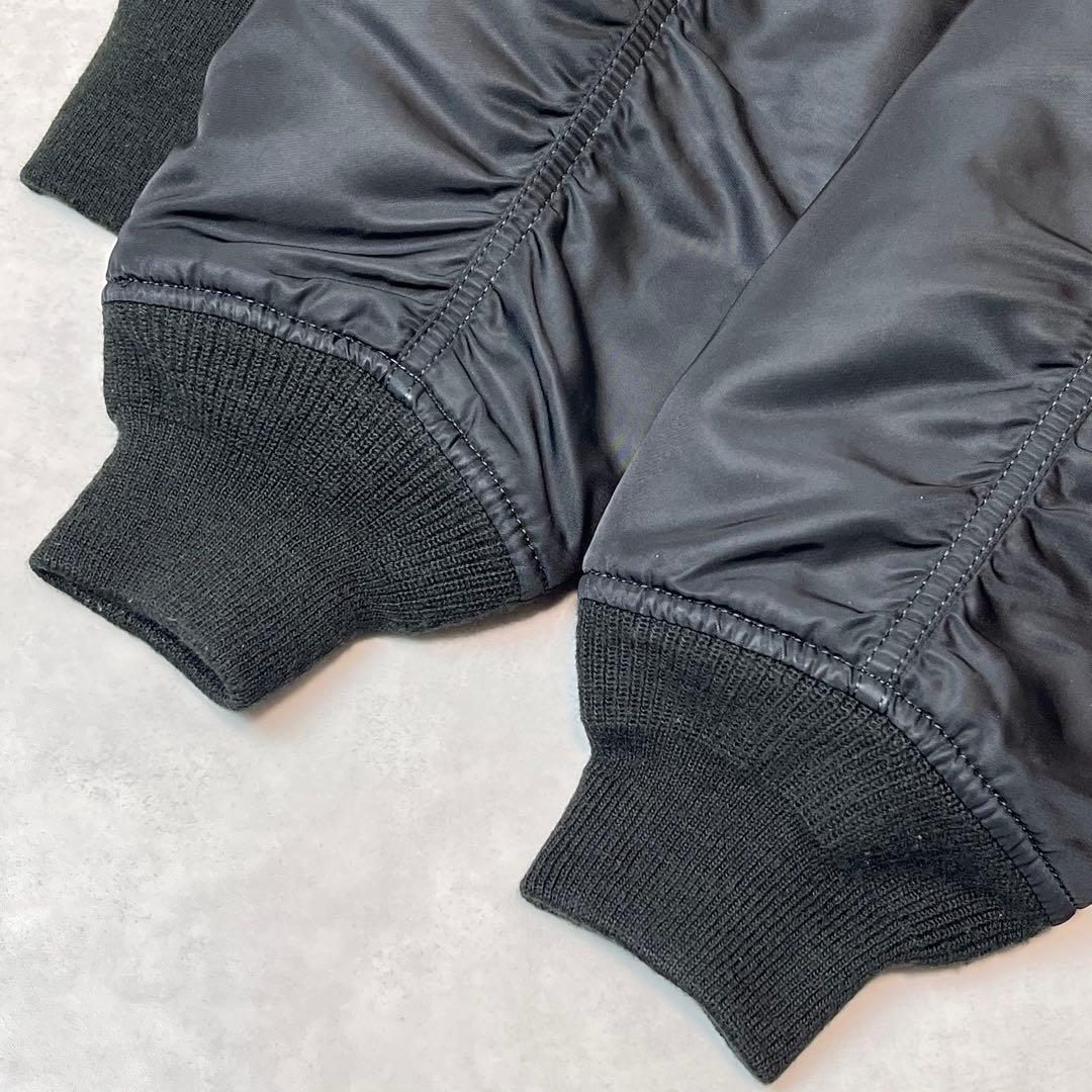 ALPHA INDUSTRIES MA-1 フライトジャケット ブラック L