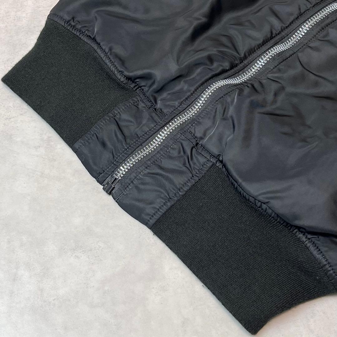 ALPHA INDUSTRIES MA-1 フライトジャケット ブラック L