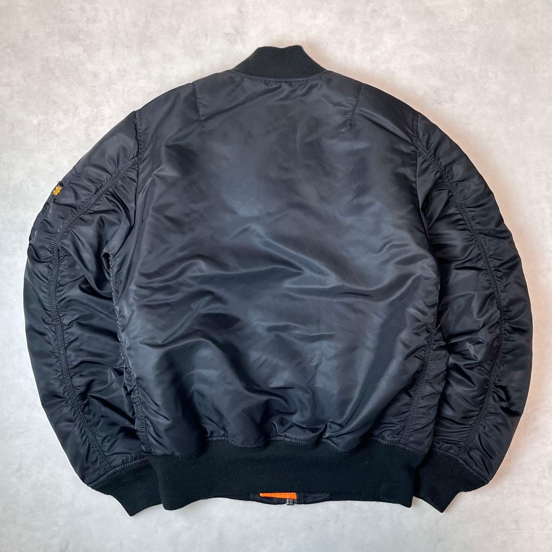 ALPHA INDUSTRIES MA-1 フライトジャケット ブラック L