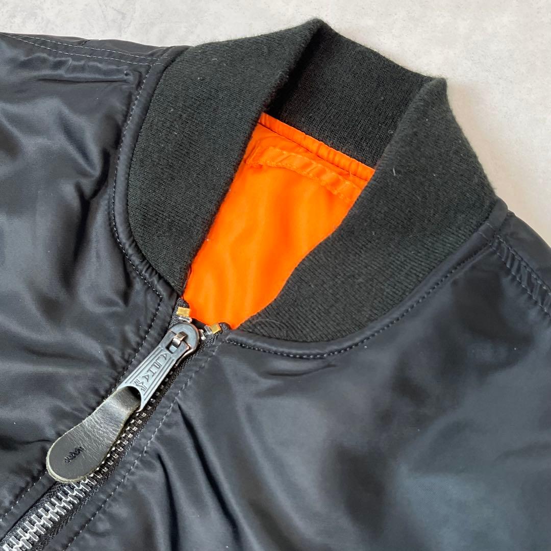 ALPHA INDUSTRIES MA-1 フライトジャケット ブラック L