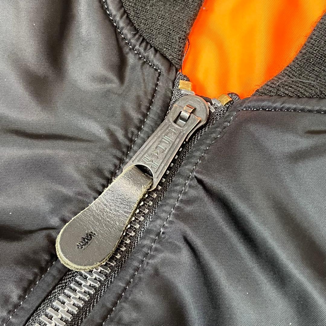 ALPHA INDUSTRIES MA-1 フライトジャケット ブラック L