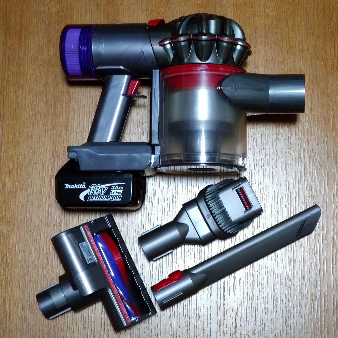 ダイソンV8 SV10K ＋マキタ18vアダプターセット 分解清掃済み 動作品