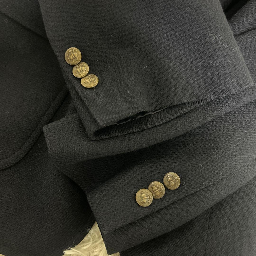 【美品】USA製　BROOKS BROTHERS ブレザー　紺　金ボタン　XL