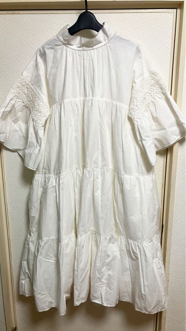 merlette ASTELL 定価8.5万円　ティアードワンピース　XL