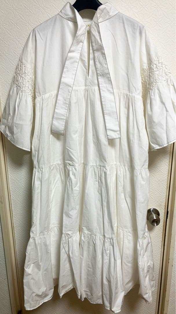 merlette ASTELL 定価8.5万円　ティアードワンピース　XL