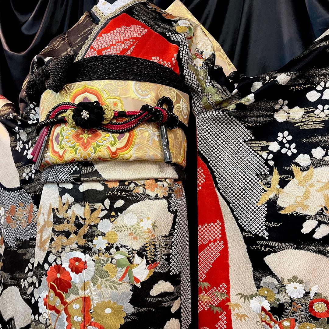 ◾️振袖フルセット■本手絞り■豪華刺繍■古典■振り袖■振袖一式◾️振袖セット
