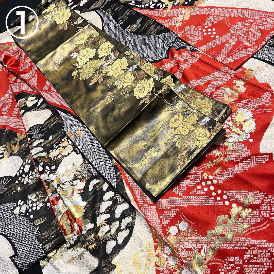◾️振袖フルセット■本手絞り■豪華刺繍■古典■振り袖■振袖一式◾️振袖セット