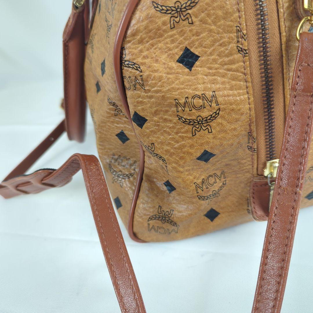 MCM エムシーエム ヴィセトス ミニ ボストンバッグ ショルダーバッグ