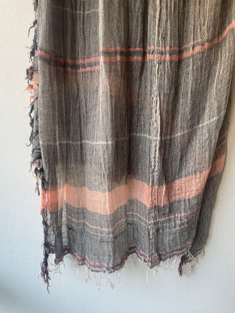 tamaki niime roots shawl big コットン