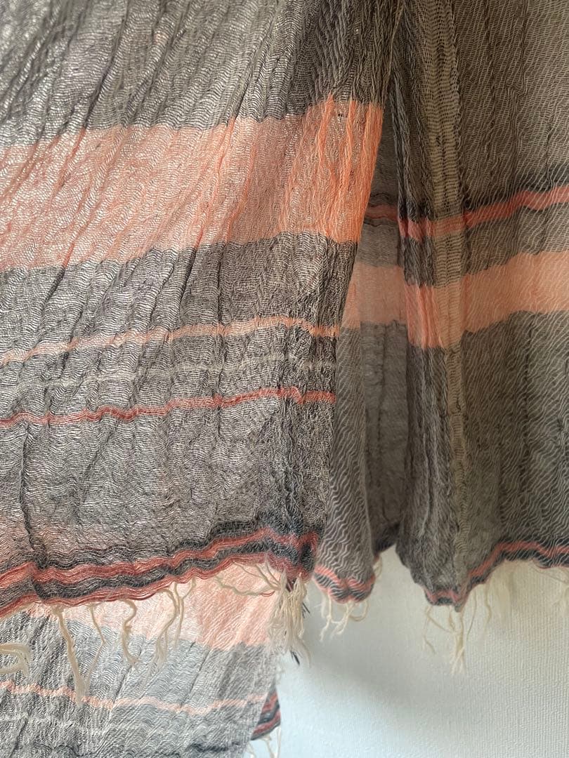 tamaki niime roots shawl big コットン