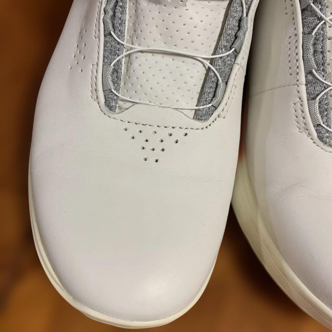 ECCO BOA ゴルフシューズ ホワイト　ほぼ新品