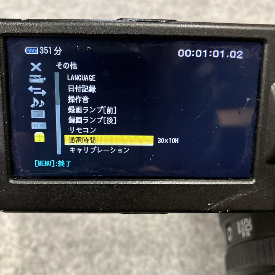 SONY HXR-NX5J ビデオカメラ マイク、フラッシュメモリ、バッテリー