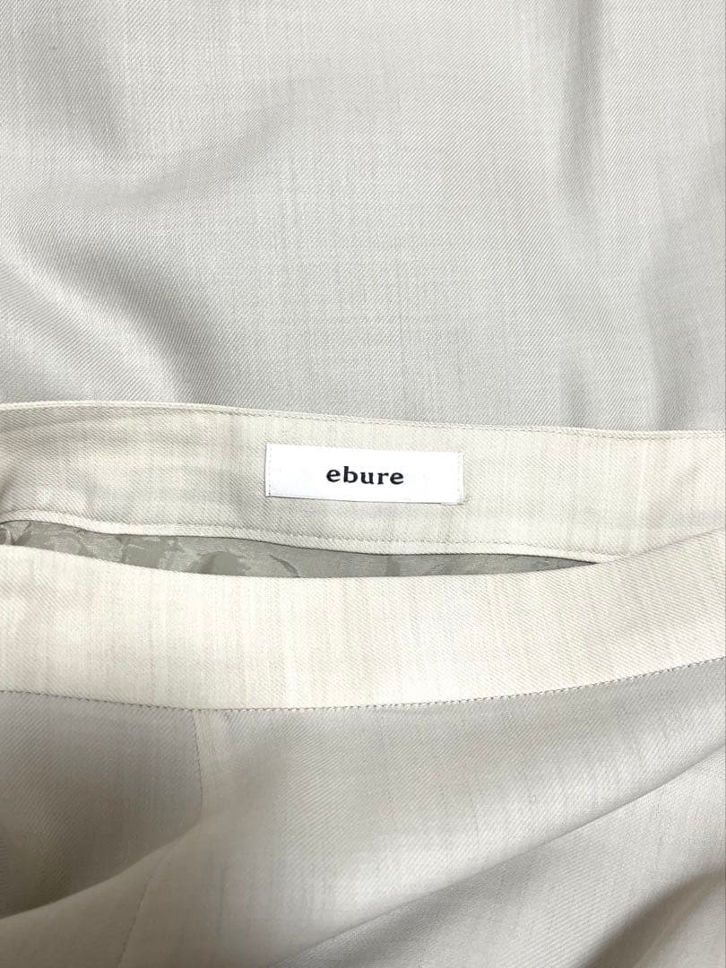 【新品同様】ebure ✴︎ マナードツイルフレアスカート サイズ38