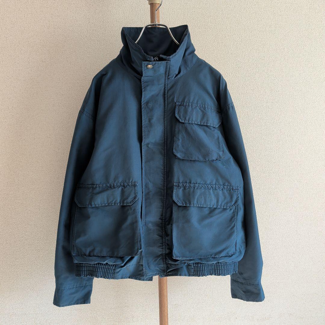 80s ウールリッチ ブルゾン ジャケット チェック裏地 USA製