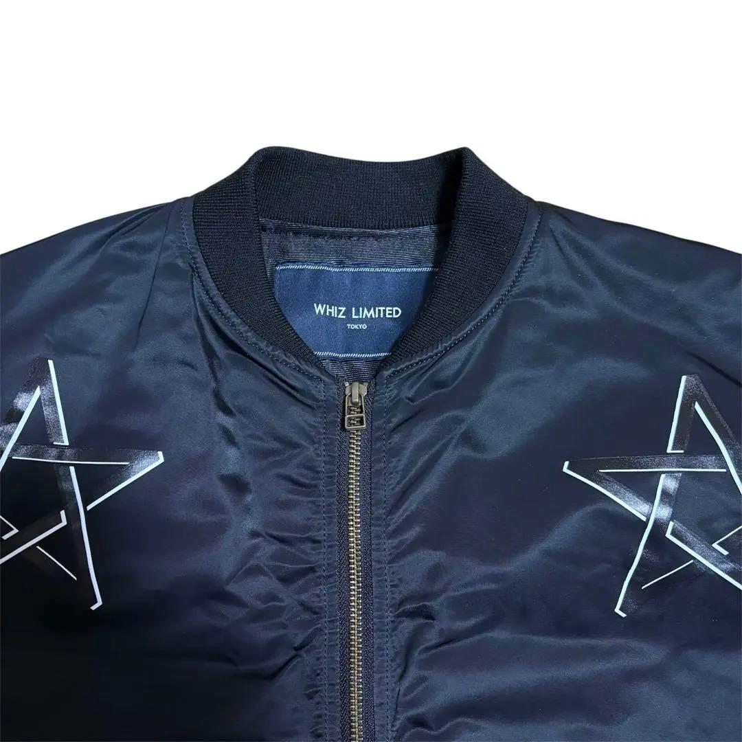 【美品】whiz limited 初売り star ma-1 75着ブラック
