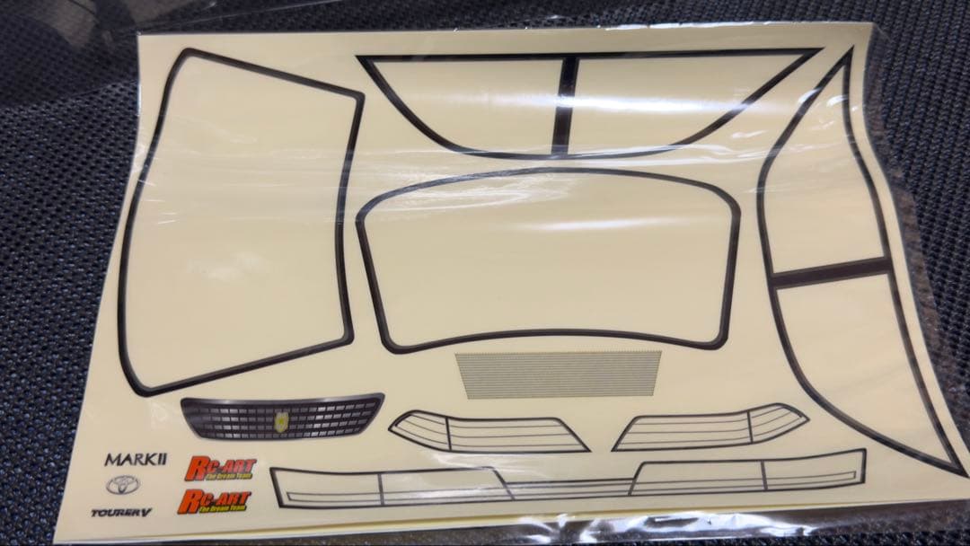 RC-ART JZX100系マークIIクリアボディサイドステップ
