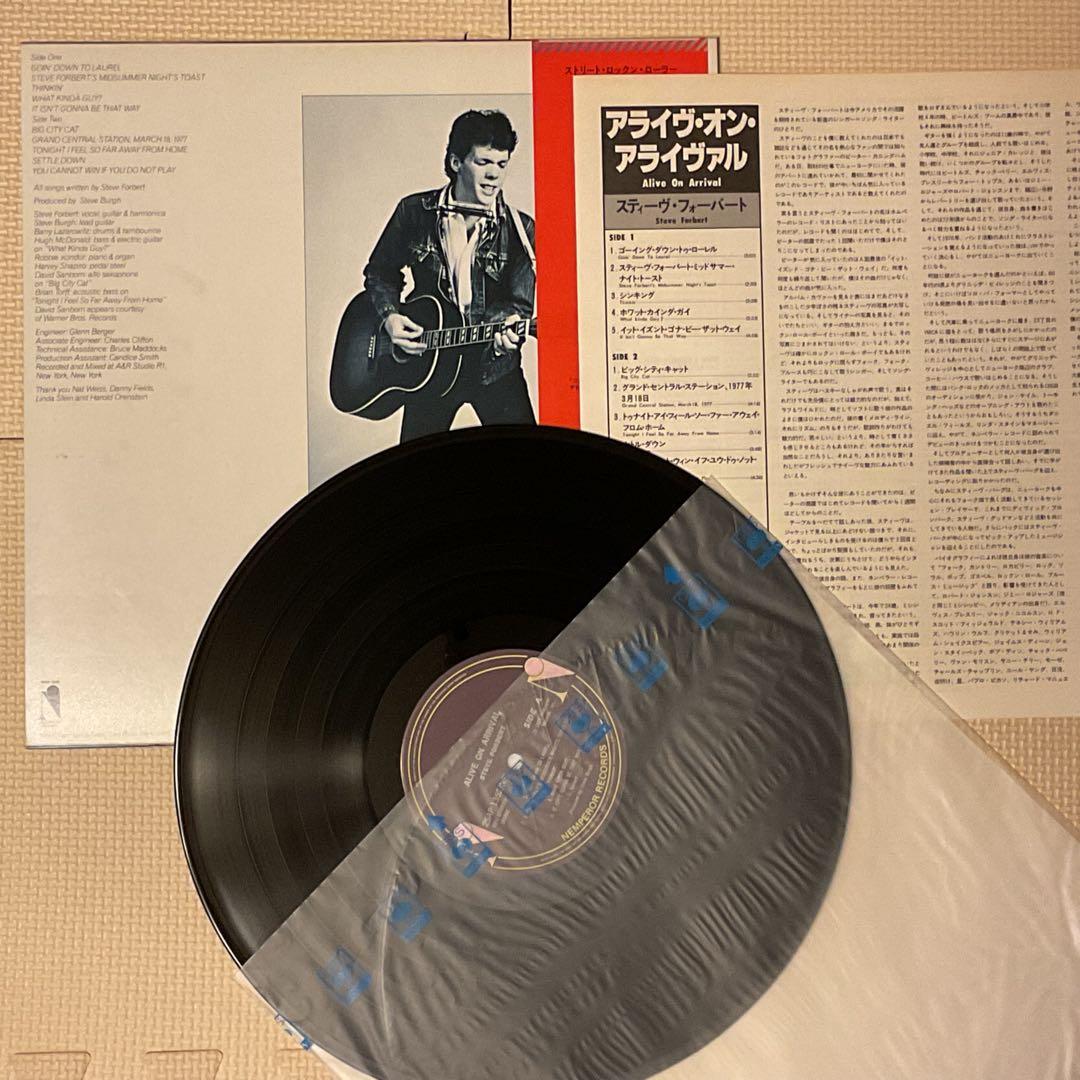 Steve Forbert アライブ・オン・アライバル レコード