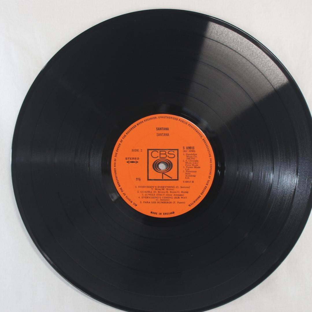 英LP Santana Santana UK盤 英国盤 Stereo サンタナ
