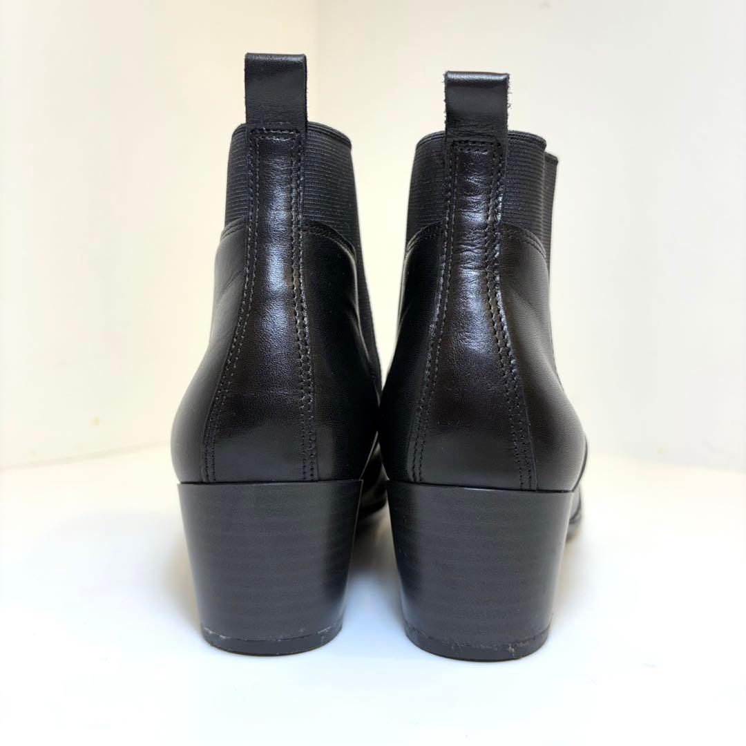最終価格‼️ecco サイドゴアブーツ チェルシーブーツ 23.5cm 黒