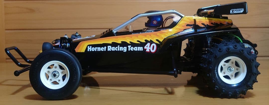 田宮RC LEDライト付ホーネットevo＆プロポバッテリー完成品セット