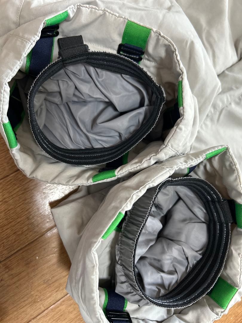 【美品】モンベルmont-bell スキーウェア　上下セット　130 オレンジ