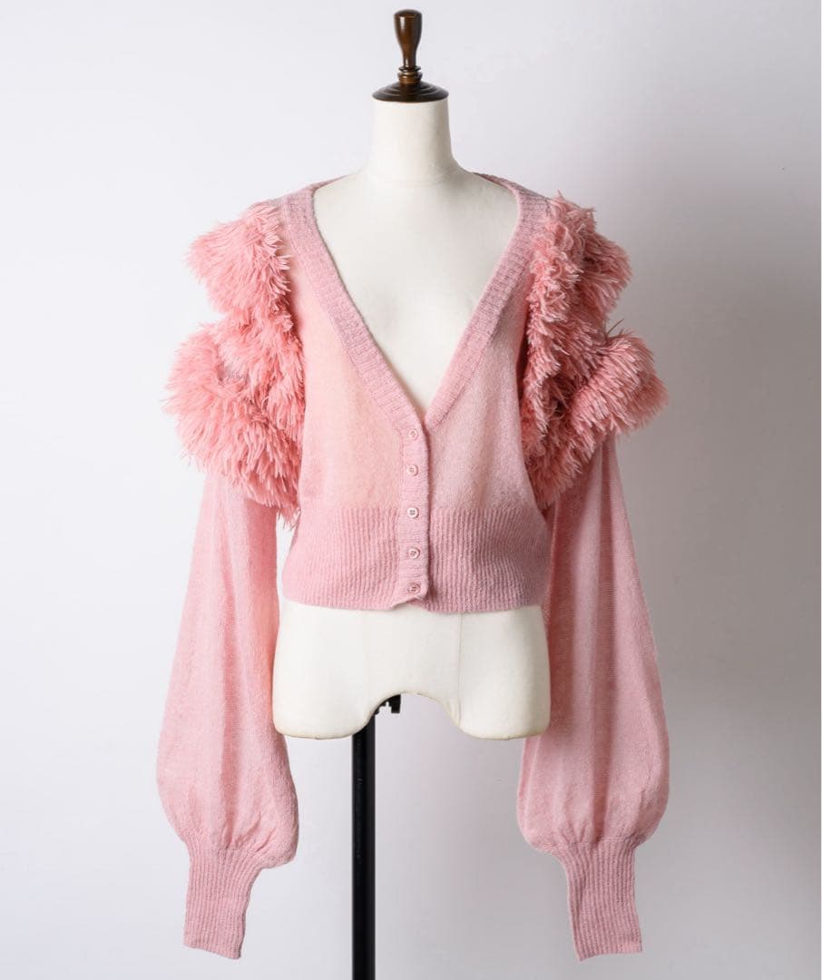 美品　J1Uby LA BELLE ETUDE カーディガン　ピンク
