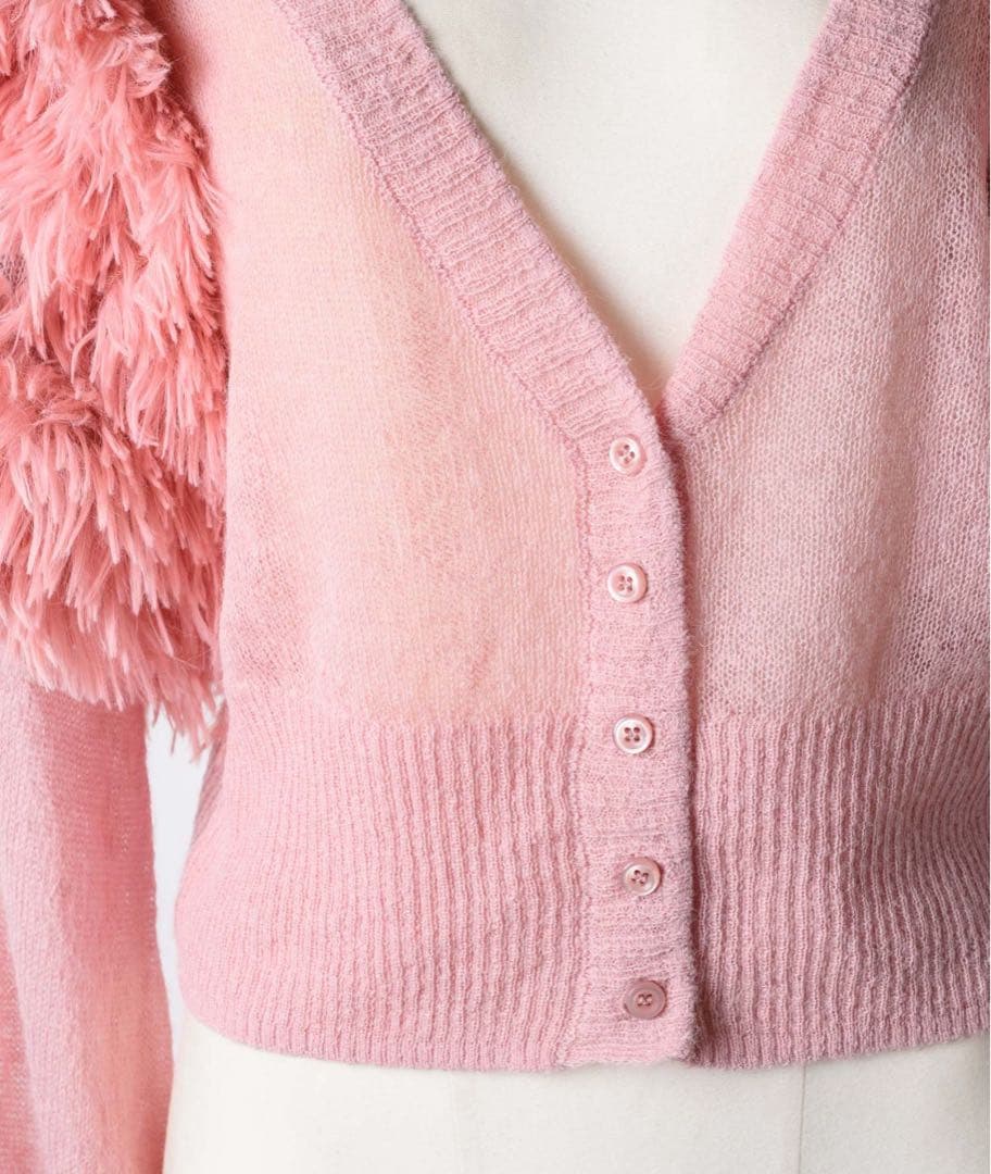 美品　J1Uby LA BELLE ETUDE カーディガン　ピンク
