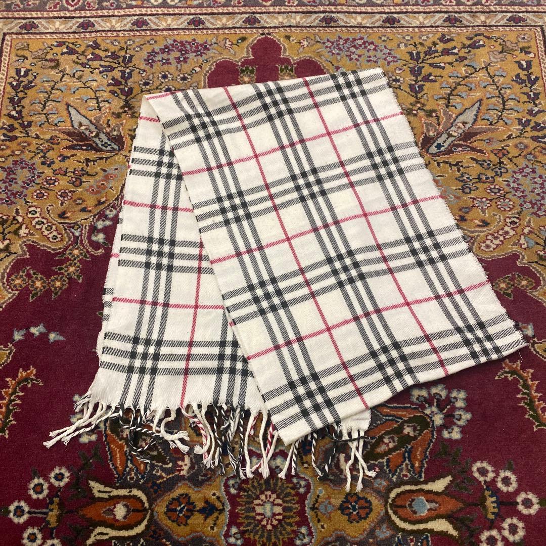 BURBERRY バーバリー ロンドン カシミヤ100% ノバチェック マフラー