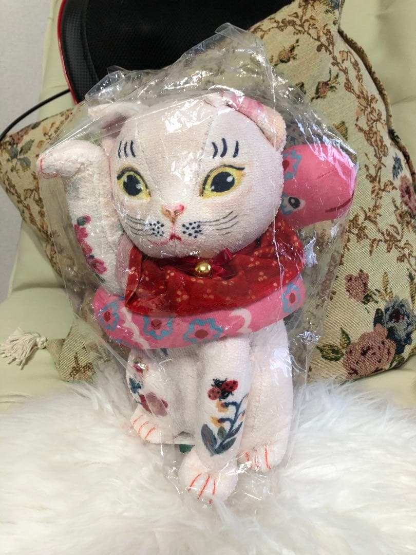 アフタヌーンティー　ナタリーレテコラボ　蛇　　招き猫ぬいぐるみ　新品タグ付き