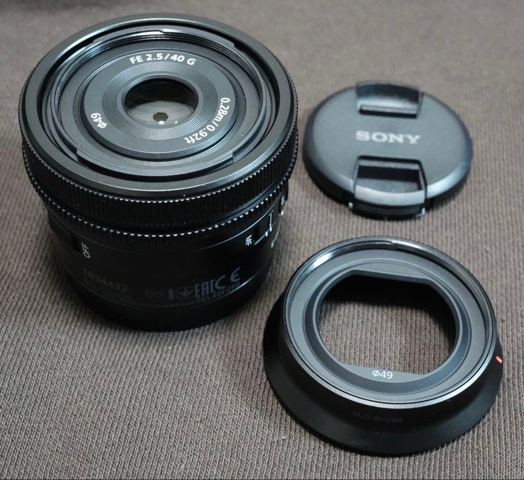 SONY FE 40mm F2.5 G レンズ