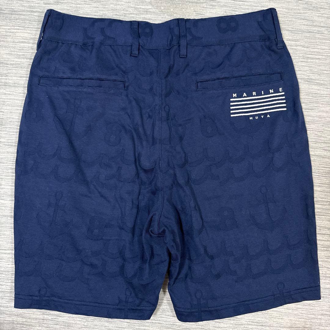 美品　muta MARINE 総柄　メンズ　ショートパンツ　5