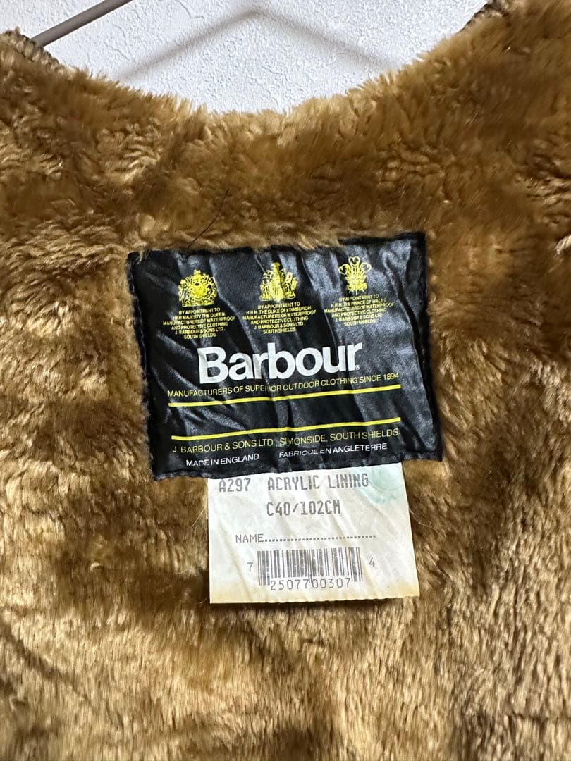 Barbour 古着 ベスト