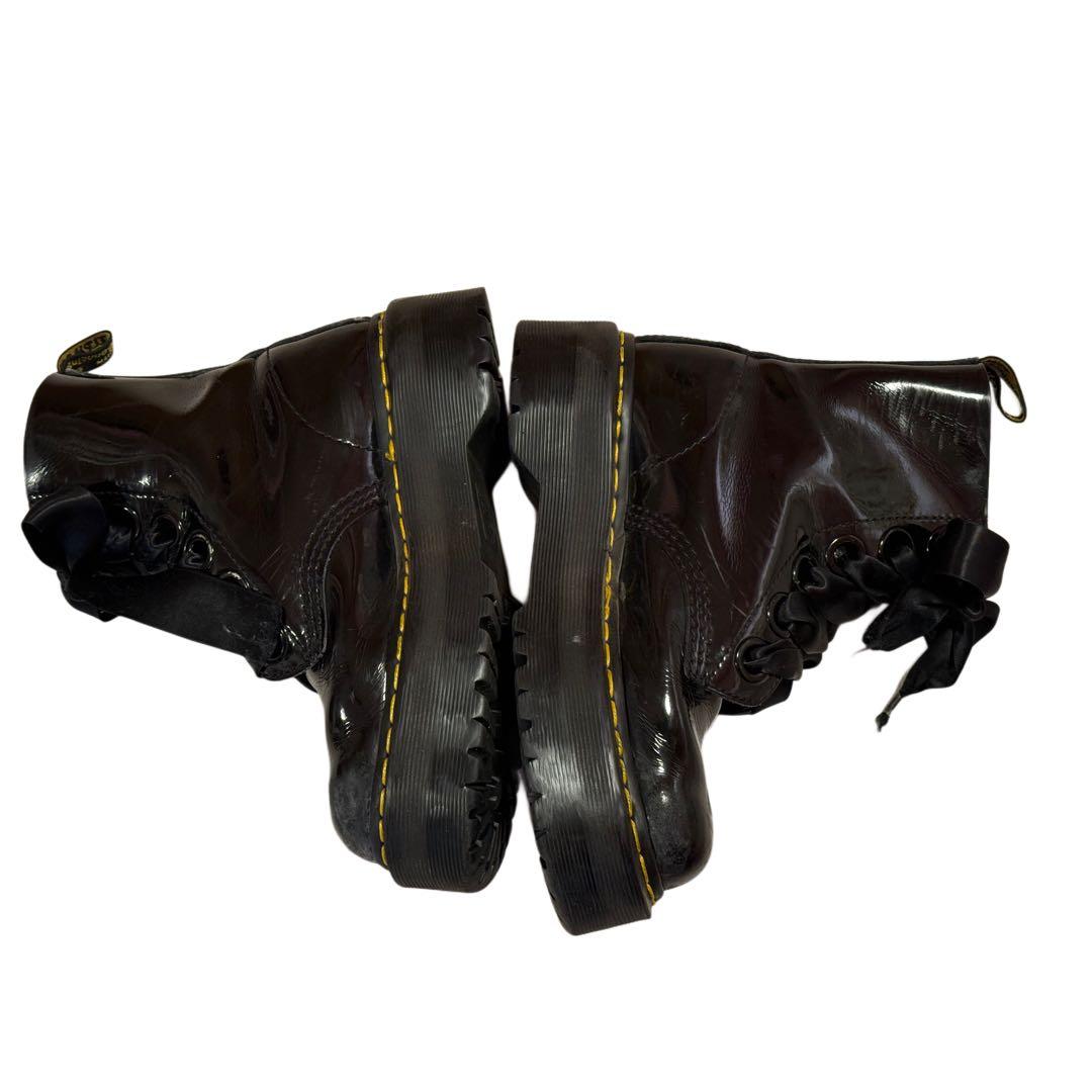 【わっしょいさん専用】Dr. Martens レザー エナメル リボン ブーツ