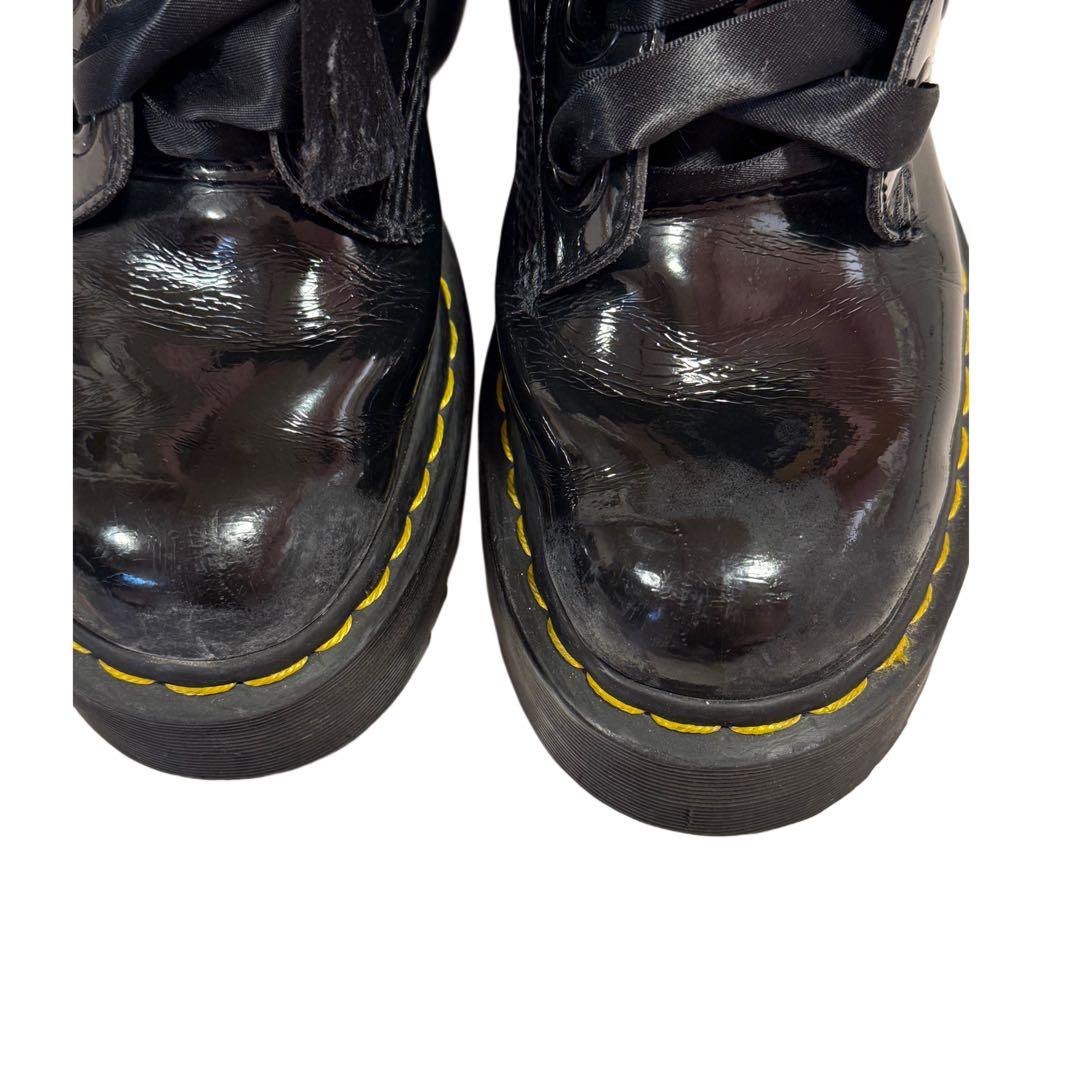 【わっしょいさん専用】Dr. Martens レザー エナメル リボン ブーツ