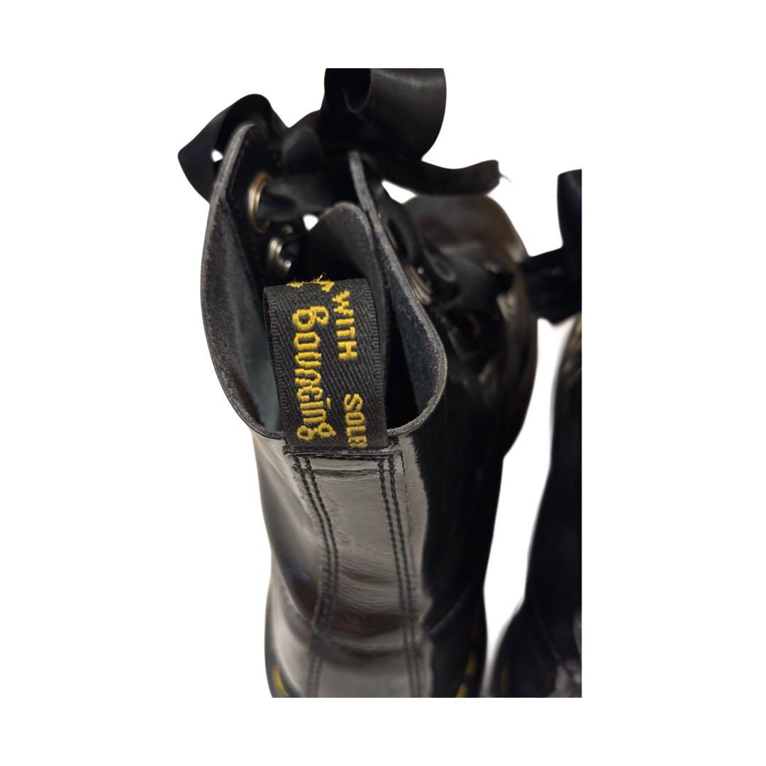 【わっしょいさん専用】Dr. Martens レザー エナメル リボン ブーツ
