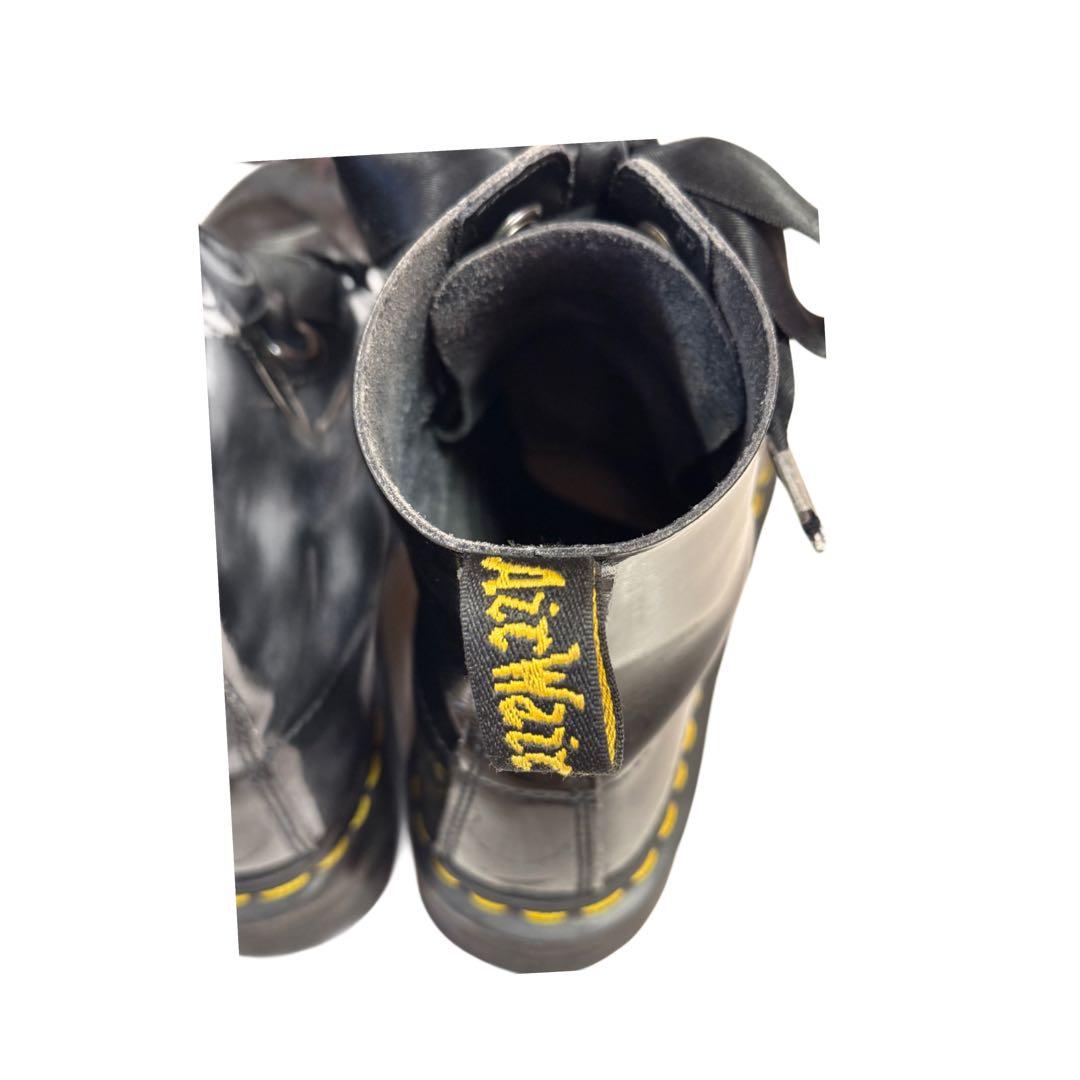 【わっしょいさん専用】Dr. Martens レザー エナメル リボン ブーツ