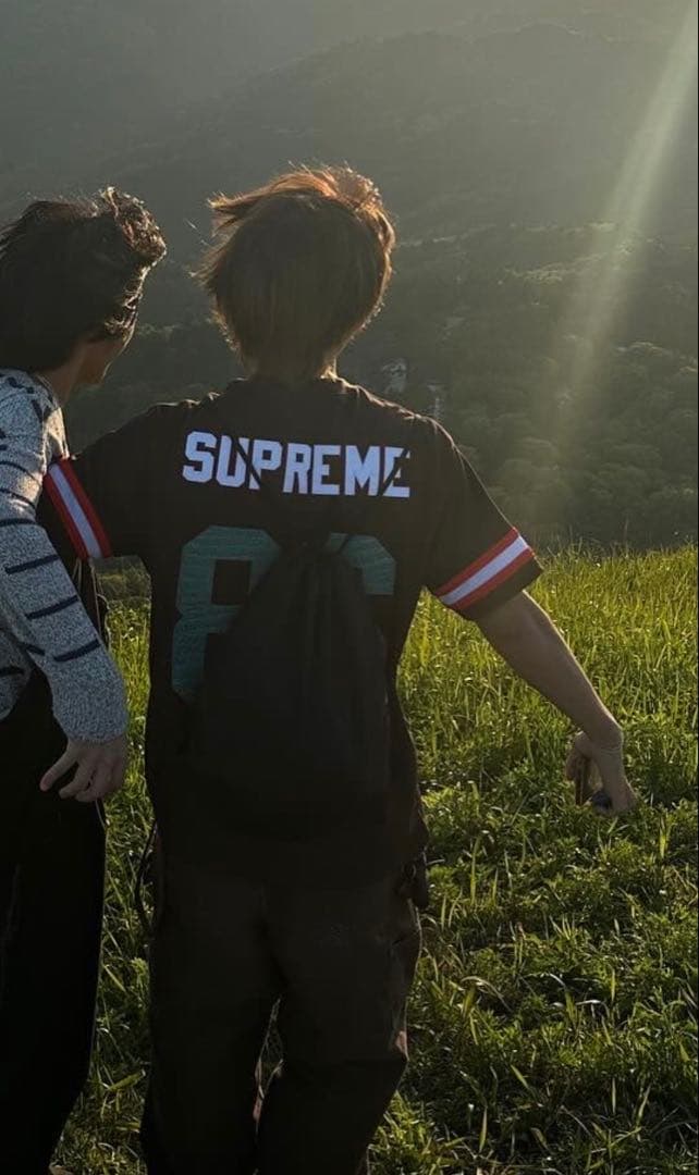 トップス Supreme Faux Croc Football Jersey M